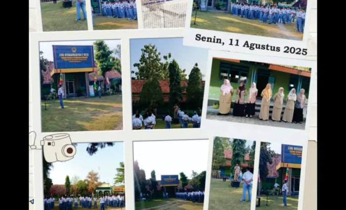 📣 APEL PAGI SENIN📅 Senin, 11 Agustus 2025📍 SMK Muhammadiyah 2 WediAlhamdulillah, apel pagi b